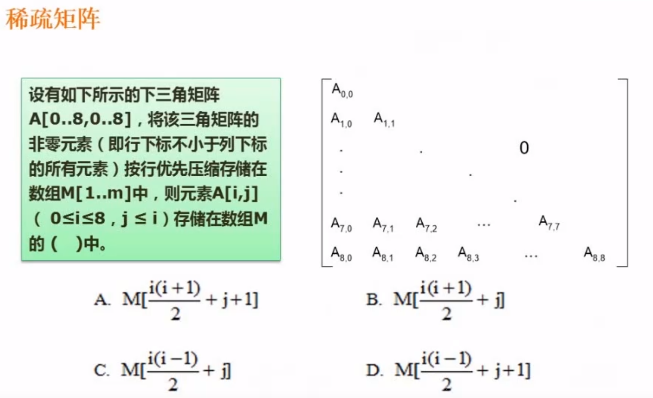 稀疏矩阵例题
