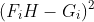 (F_{i}H-G_{i})^{2}