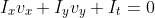 I_{x}v_{x}+I_{y}v_{y}+I_{t}=0