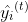 \hat{y_{i}}^{(t)}