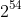 2^{54}